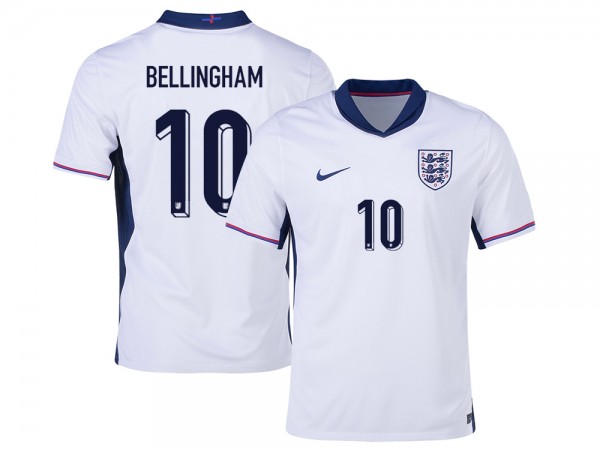 England #10 Jude Bellingham 24/25 Home Jersey