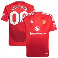 Manchester United 2024/25 Home Custom Jersey - Red