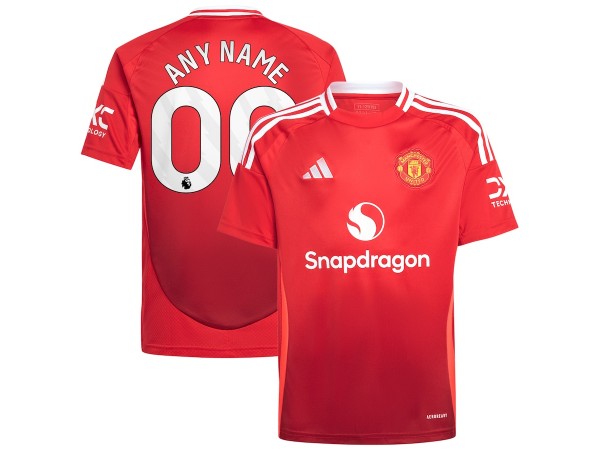 Manchester United 2024/25 Home Custom Jersey - Red