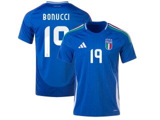 Italy #19 BONUCCI 2024 Home Jersey - Blue