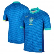 Custom Brazil National Team 2024 Away Jersey – Blue