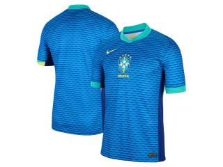 Custom Brazil National Team 2024 Away Jersey – Blue