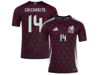 Mexico #14 CHICHARITO 24/25 Home Soccer Jersey