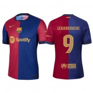 Barcelona #9 Robert Lewandowski 2024/25 Home Jersey - Royal