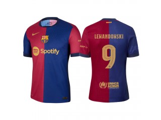 Barcelona #9 Robert Lewandowski 2024/25 Home Jersey - Royal