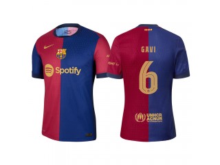 Barcelona #6 Gavi 2024/25 Home Jersey - Royal