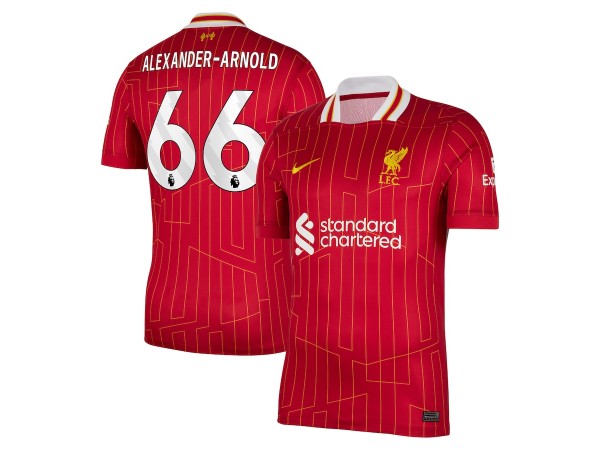 Liverpool #66 Trent Alexander-Arnold 2024/25 Home Jersey - Red