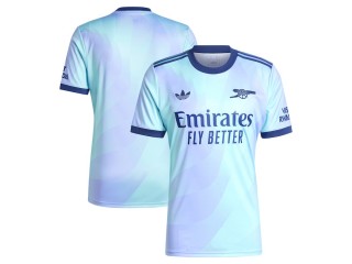 Arsenal 2024/25 Third Blank Jersey - Aqua