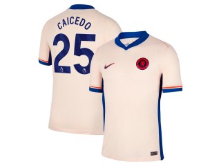 Chelsea #25 Moisés Caicedo 2024/25 Away Jersey