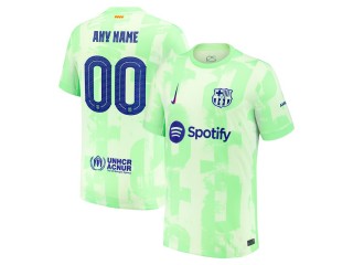 Barcelona 2024/25 Third Custom Jersey - Green