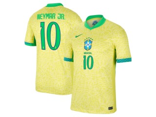 Brazil National Team #10 Neymar Jr. 2024 Home Jersey - Yellow