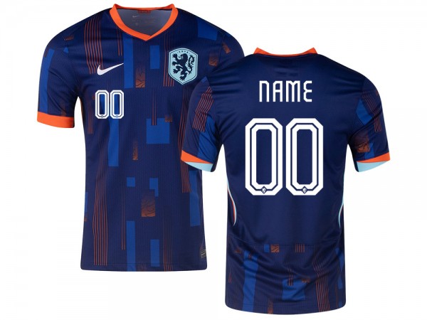 Netherlands National Team 2024 Away Custom Jersey