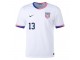 US National Team #13 TIM REAM 2024 Home Jersey - White