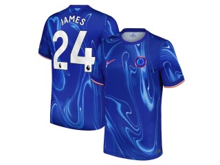 Chelsea #24 Reece James 2024/25 Home Jersey - Blue