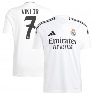 Real Madrid #7 Vini Jr. 2024/25 Home Jersey - White