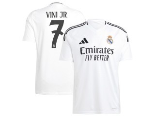 Real Madrid #7 Vini Jr. 2024/25 Home Jersey - White