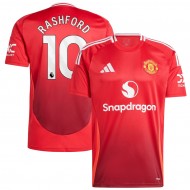 Manchester United #10 Marcus Rashford 2024/25 Home Jersey - Red