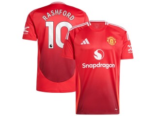 Manchester United #10 Marcus Rashford 2024/25 Home Jersey - Red