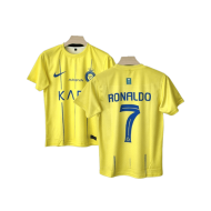 Al-Nassr FC #7 Ronaldo Yellow Home 23/24 Soccer Jersey