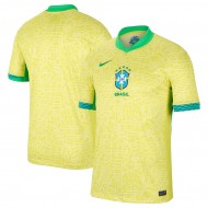 Brazil National Team 2024 Home Blank Jersey – Yellow