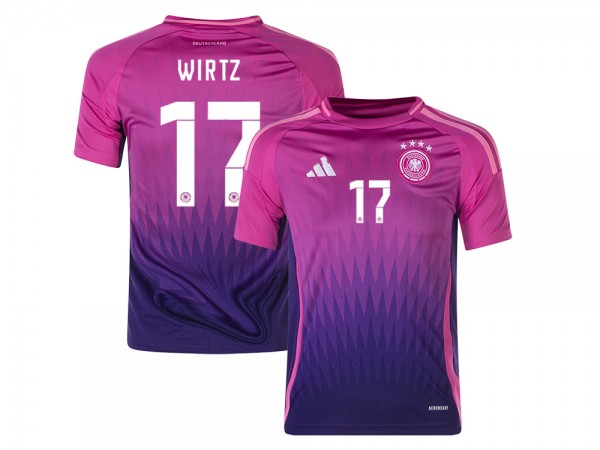 Germany National Team #17 Florian Wirtz 24/25 Away Jersey