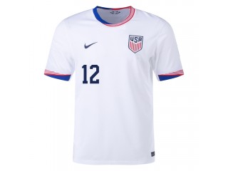 US National Team #12 M. ROBINSON 2024 Home Jersey - White