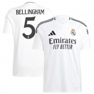 Real Madrid #5 Jude Bellingham 2024/25 Home Jersey - White