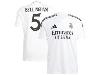 Real Madrid #5 Jude Bellingham 2024/25 Home Jersey - White