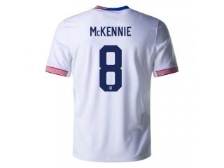 US National Team #8 WESTON McKENNIE 2024 Home Jersey - White