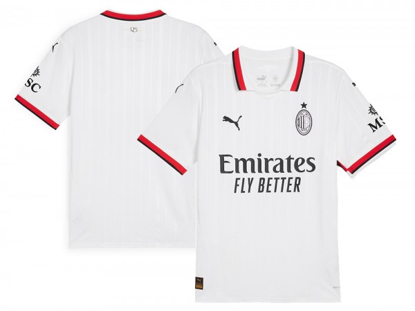 AC Milan 2024/25 Away Blank Jersey - White