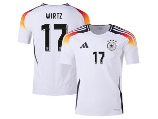 Germany National Team #17 Florian Wirtz 24/25 Home Jersey - White