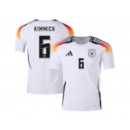 Germany National Team #6 Joshua Kimmich 24/25 Home Jersey - White