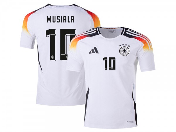 Germany National Team #10 Jamal Musiala 24/25 Home Jersey - White