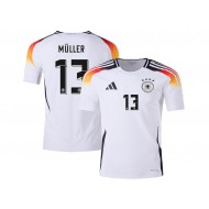 Germany National Team #13 MÜLLER 24/25 Home Jersey - White