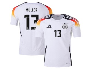 Germany National Team #13 MÜLLER 24/25 Home Jersey - White