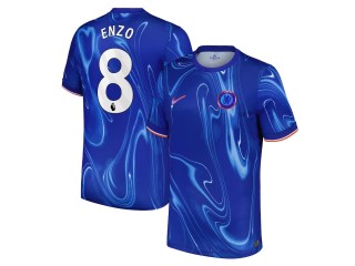 Chelsea #8 Enzo Fernández 2024/25 Home Jersey - Blue