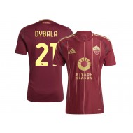 AS Roma #21 Dybala 2024/25 Home Jersey - Burgundy