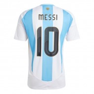 Argentina National Team #10 Lionel Messi 2024 Home Jersey - White