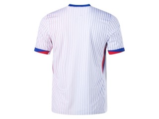 Custom France National Team 2024 Away Jersey - White