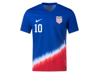 US National Team #10 Christian Pulisic 2024 Away Jersey - Blue