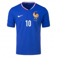 France National Team #10 Kylian Mbappe 2024 Home Jersey - Blue