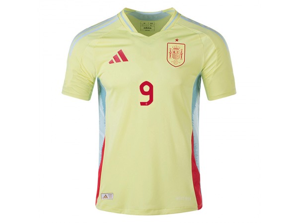 Spain National Team #9 Gavi 24/25 Away Jersey - Yellow